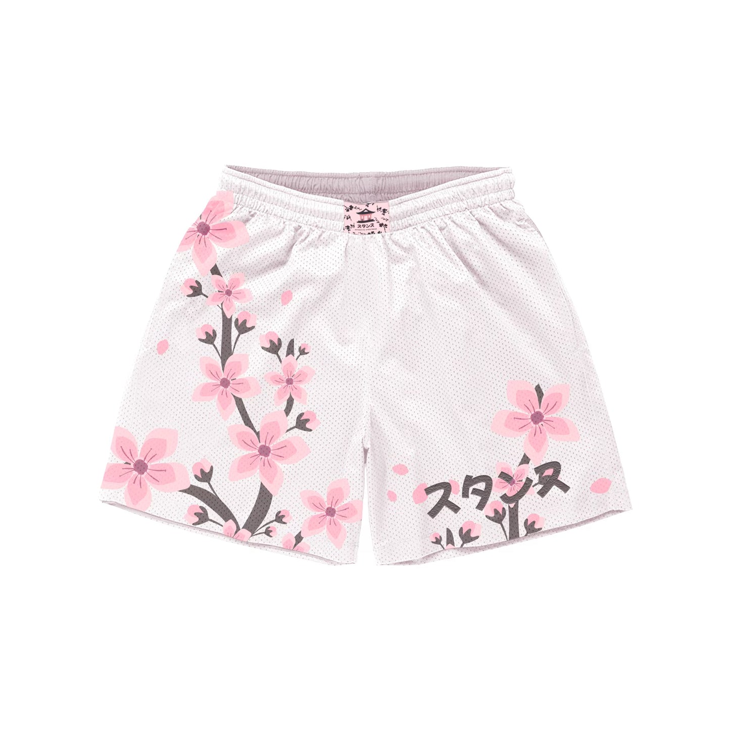 Cherry Blossom Mesh Shorts