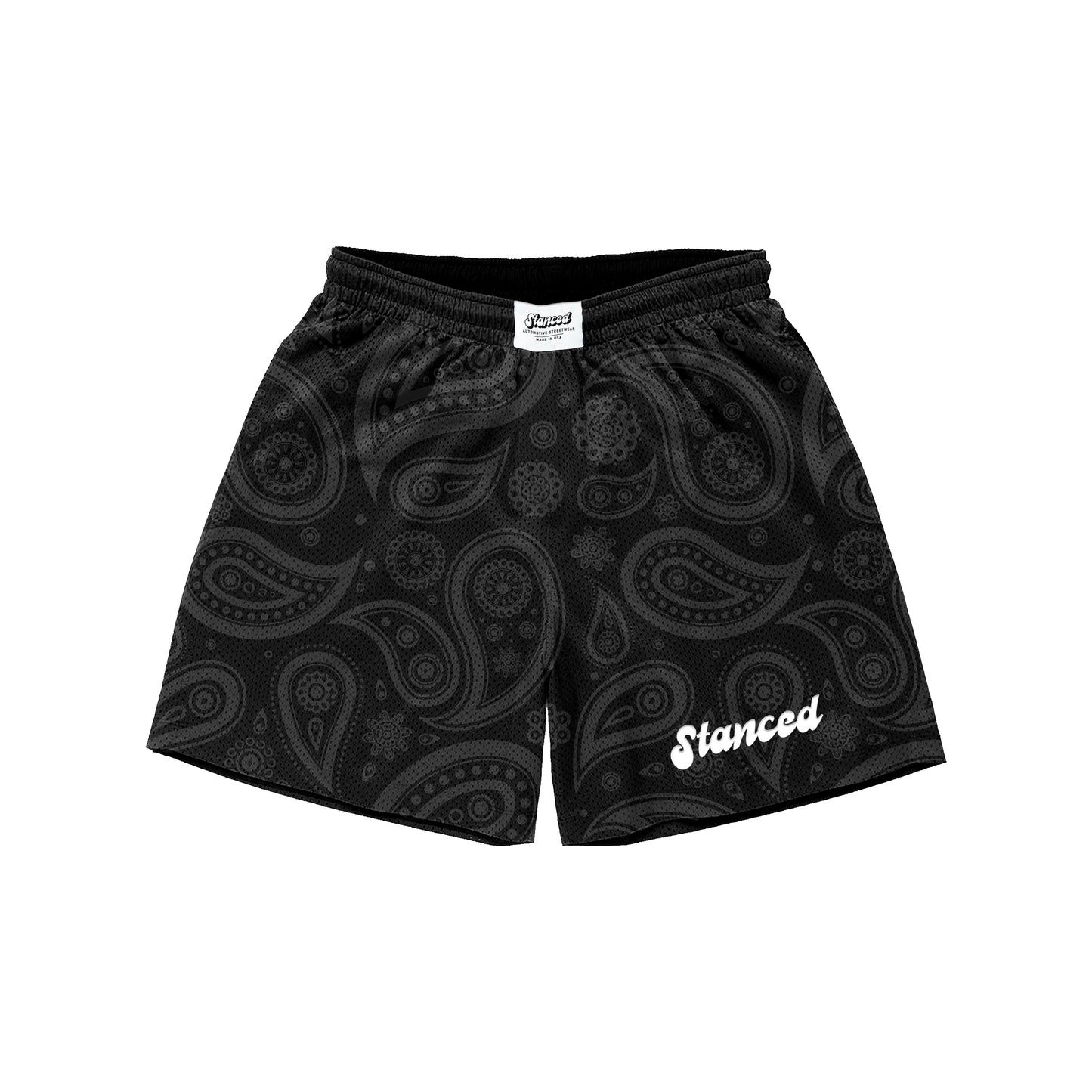 Paisley Mesh Shorts